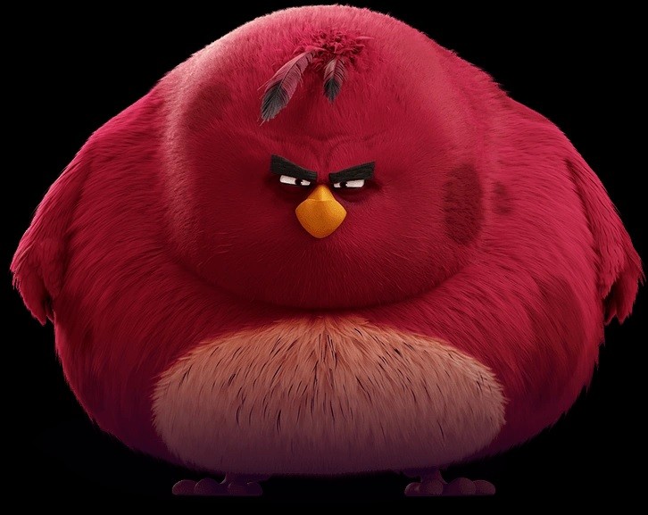 Создать мем: энгри бердз большая красная, angry birds в кино, энгри бердз большой красный