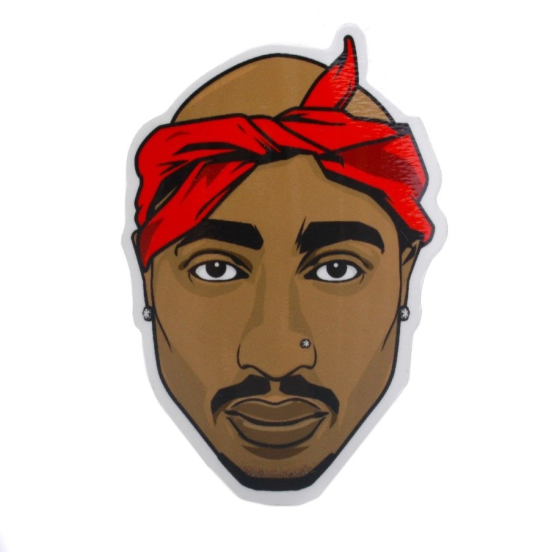 Создать мем: 2pac стикер, тупак шакур в бандане, тупак арт