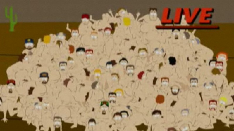 Create meme: south park is full of men, South Park , south park is a bunch of men