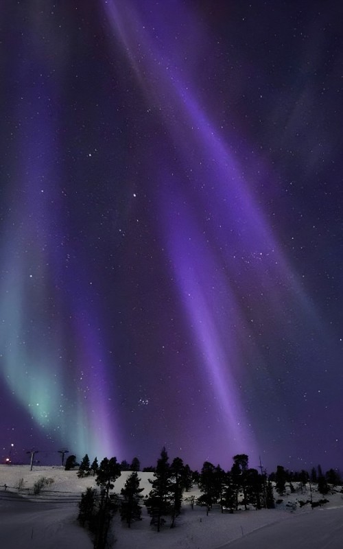 Create meme: Northern lights, polar lights, aurora borealis