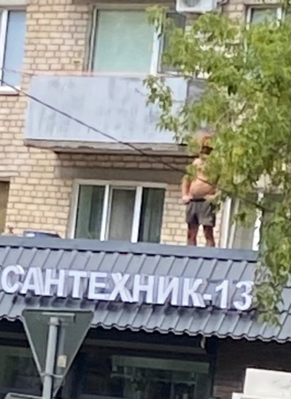 Create meme: from the balcony, furniture , the man on the balcony