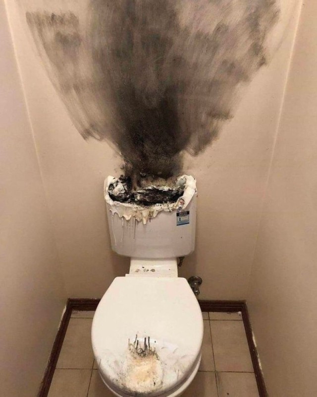 Create meme: toilet , toilet explosion, the toilet 