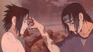 Create meme: itachi sasuke