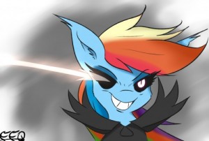 Create meme: deviantart, undyne, rainbow dash