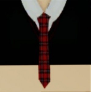 Создать мем: галстук красный, школьный галстук, галстук