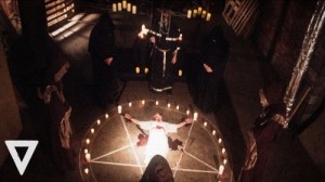 Create meme: Satanism, pentagram Satan rite, satanic ritual