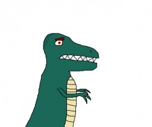 Create meme: dinosaur clipart, drawn dinosaur, T. Rex