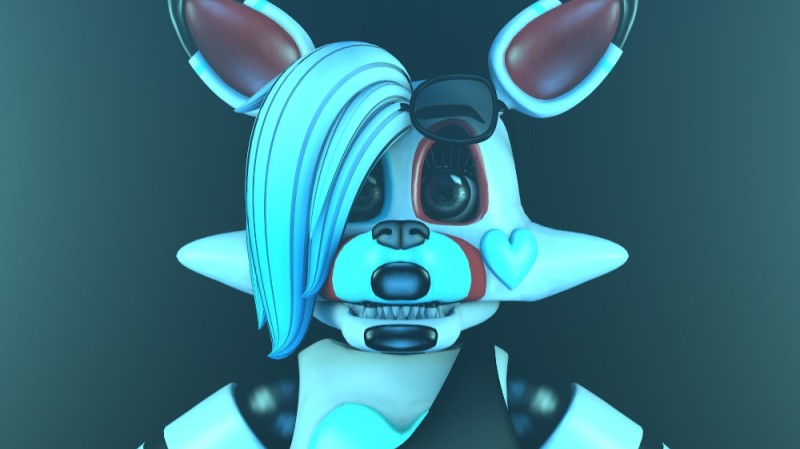 Create meme: fantaim foxy , sfm fnaf oc, tangle fnaf animatronic