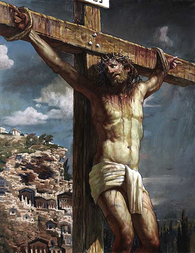 Create meme: the crucifixion of Jesus christ, Igor Sushenok is an artist, the cross of jesus christ