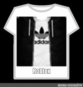 black adidas shirt roblox