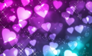 Создать мем: фон сердечки любовь, заставка фиолетовые сердечки, фоны с сердечками