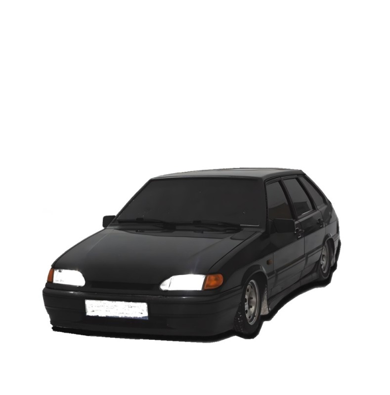 Create meme: Lada 2114 black, 2114 lada, vaz 2114 walls