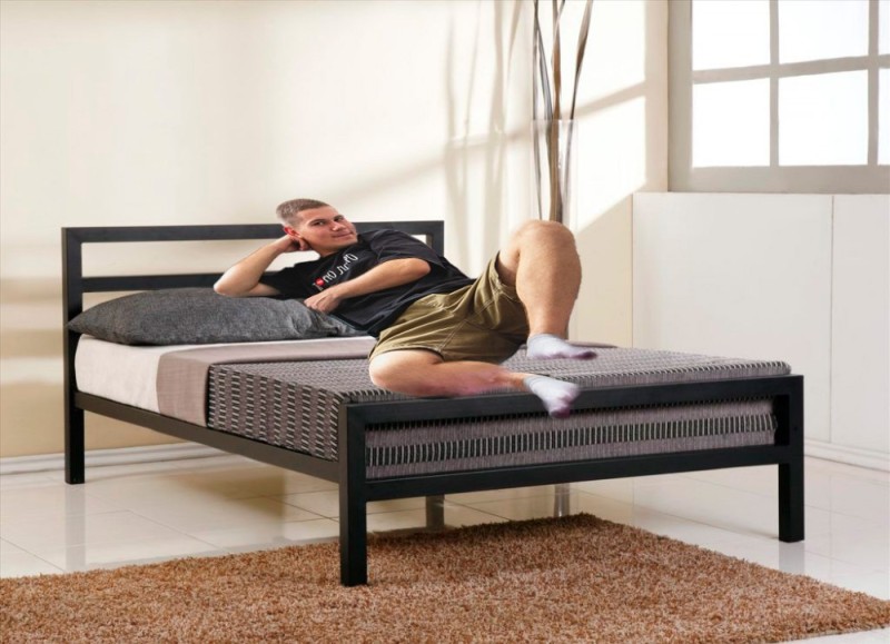 Create meme: beds made of metal, metal bed, loft metal bed