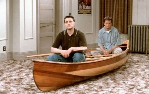 Create meme: show friends, boat, Joey tribbiani