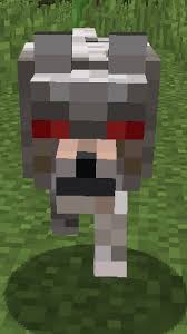 Create meme: a mob in minecraft, wolf from minecraft, the wolf in minecraft