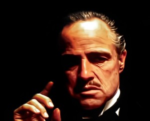 Create meme: the godfather disrespect, the godfather Marlon Brando, don Corleone