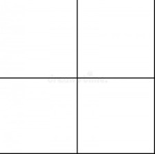 Create meme: squares on a4 template, A4 sheet split into 4 parts, empty square