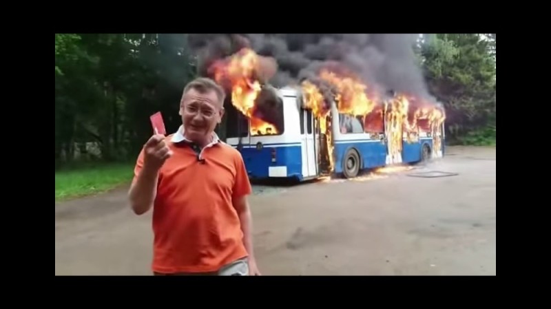 Create meme: the trolleybus burned down, the trolleybus is burning and, the trolleybus is on fire and fuck it