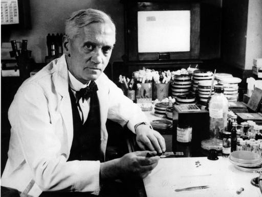 Create meme: Alexander Fleming, fleming, penicillin is an antibiotic