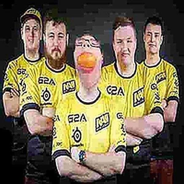 Create meme: team navi, navi cs go team, navi junior cs go