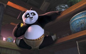 Создать мем: кунг фу панда шпагат, обезьяна кунг фу панда, giant panda