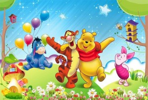 Create meme: cards for kids, Winnie and his friends, winnie the pooh tigger