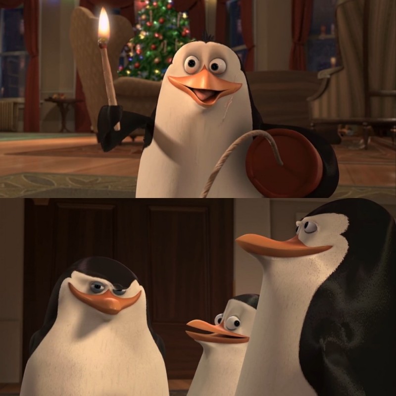 Create meme: Rico kaboom, Yes rico kaboom, the penguins of Madagascar Kowalski