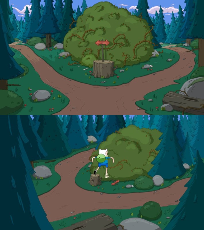 Create meme: adventure time background, Landscapes from Adventure time, Adventure time locations