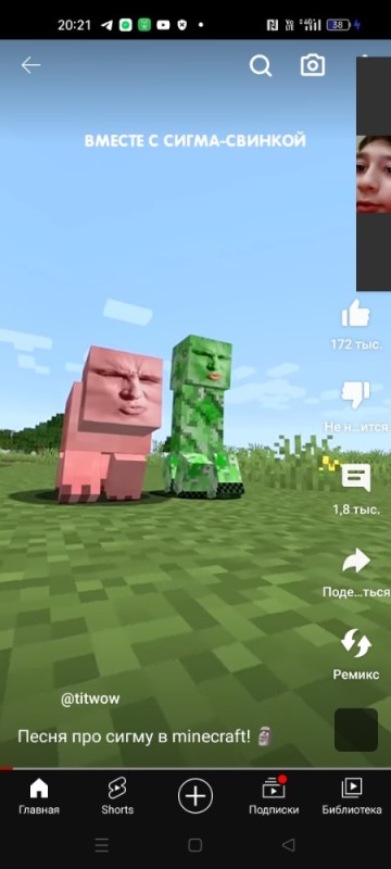 Create meme: pig from minecraft, pig from minecraft, pig minecraft