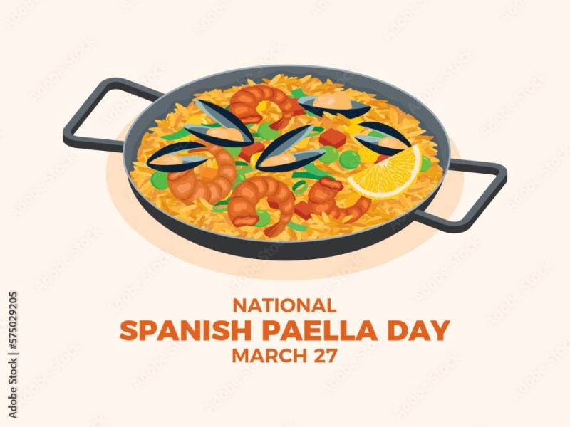 Create meme: paella drawing, Spanish paella, paella