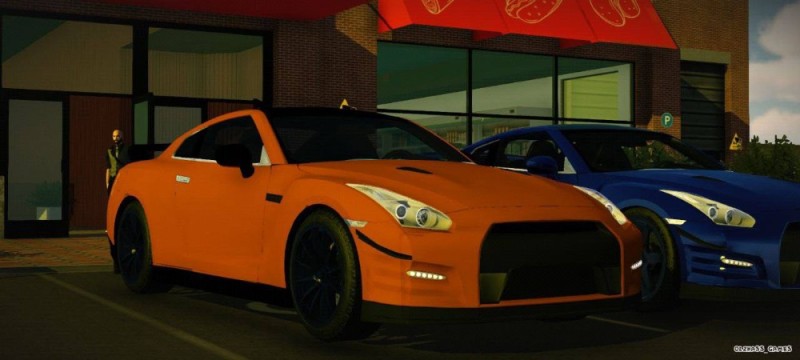 Create meme: nissan gt-r, mta machines, nissan ets 2 gtr