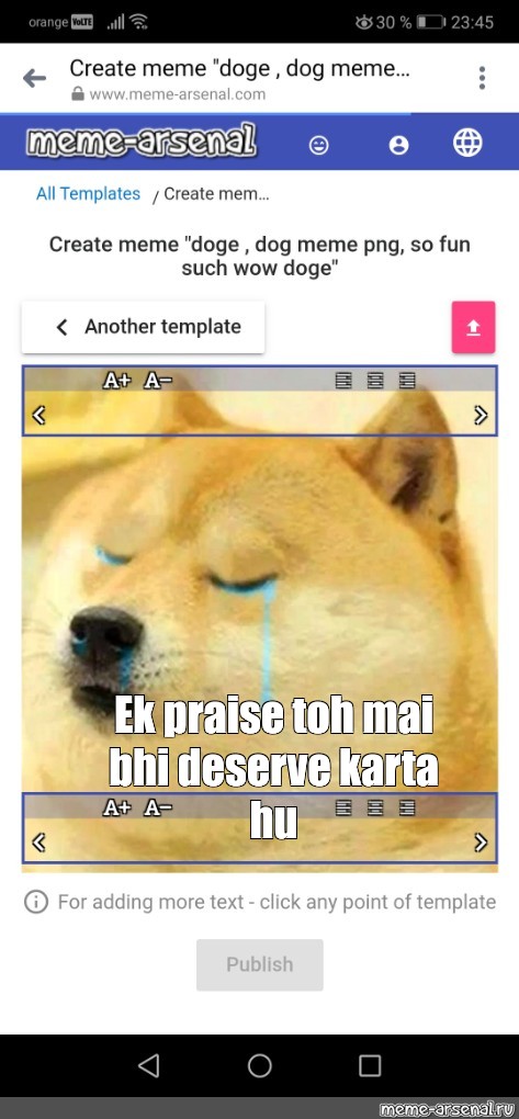Meme Ek Praise Toh Mai Bhi Deserve Karta Hu All Templates Meme