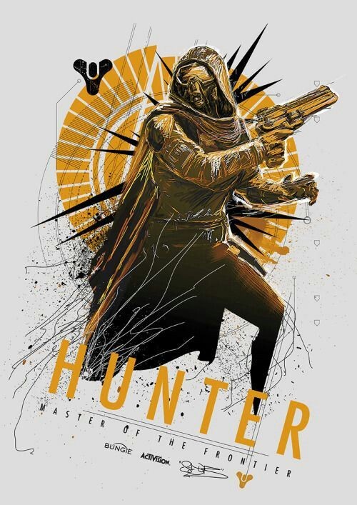 Создать мем: destiny hunter, destiny 2 hunter, игра destiny