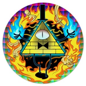 Создать мем: кружка с биллом шифром, bill cipher, билл шифр