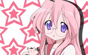 Create meme: anime, lucky star anime, lucky star