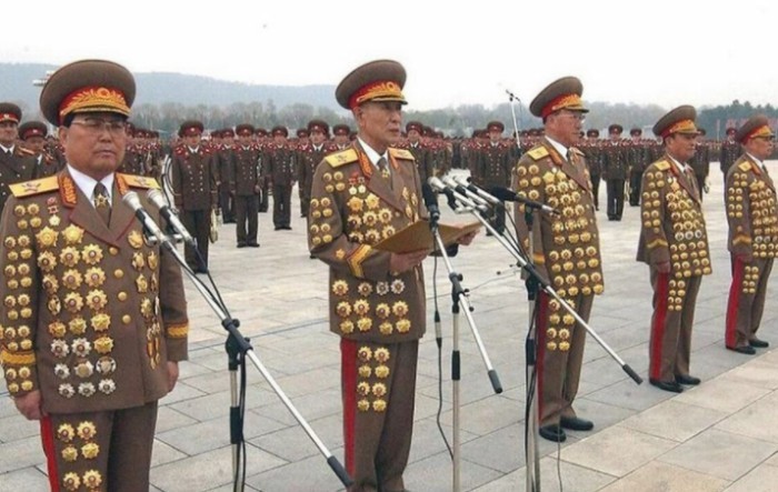 Create meme: north Korean general, the generals of North Korea, the army of North Korea