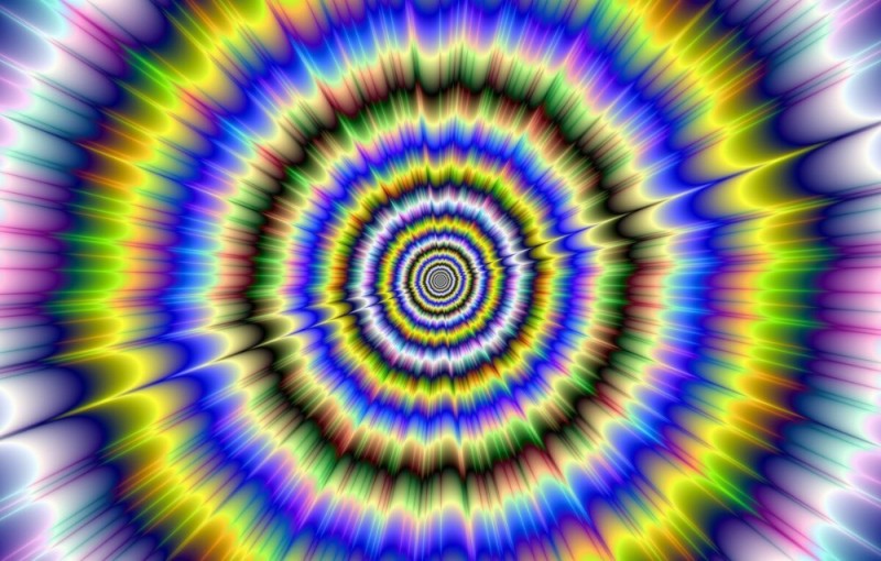 Create meme: hypnosis for sleep, the spiral illusion, hypnosis