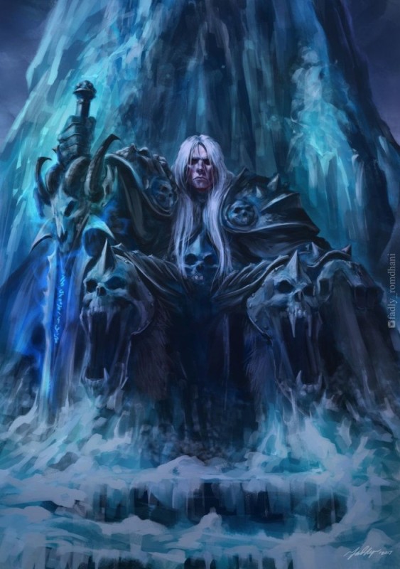 Create meme: Arthas Lich king, Arthas Lich king art, arthas menetil