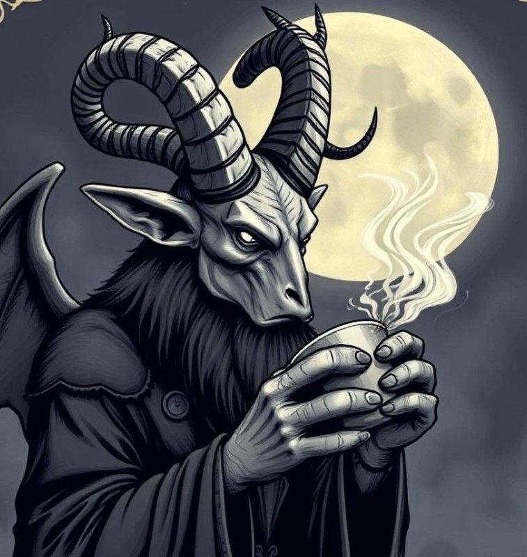 Create meme: demon goat baphomet, Occultism of Baphomet, Baphomet, the goat of Mendes