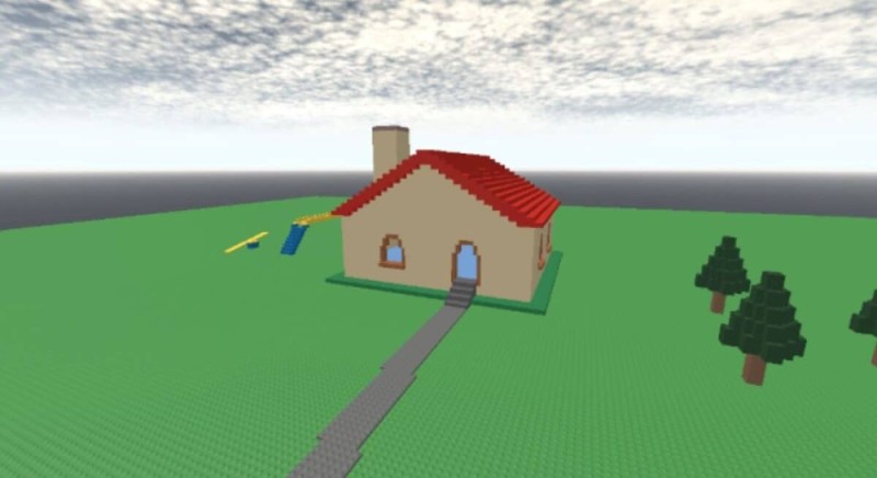 Create meme: house in roblox, house in roblox, happy house roblox