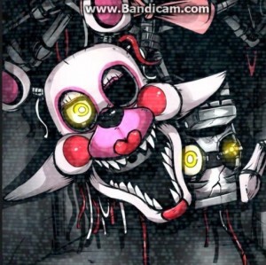 Создать мем: чика 2, the mangle, mangle fnaf