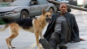 Create meme: ben efsaneyim, the movie with will Smith and a dog, will smith