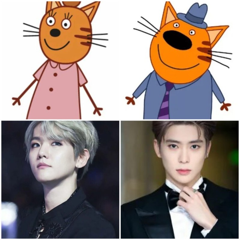 Create meme: Idol coup dorama actors, three cats , three cats cake