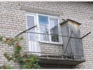 Create meme: glazing of balconies, balcony