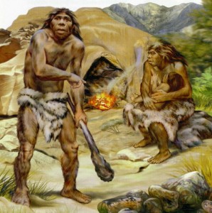Создать мем: палеолит эра, древние люди неандертальцы, знания первобытных людей