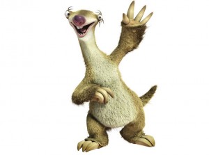 Create meme: ice age sloth, sid the sloth, ice age sid the sloth