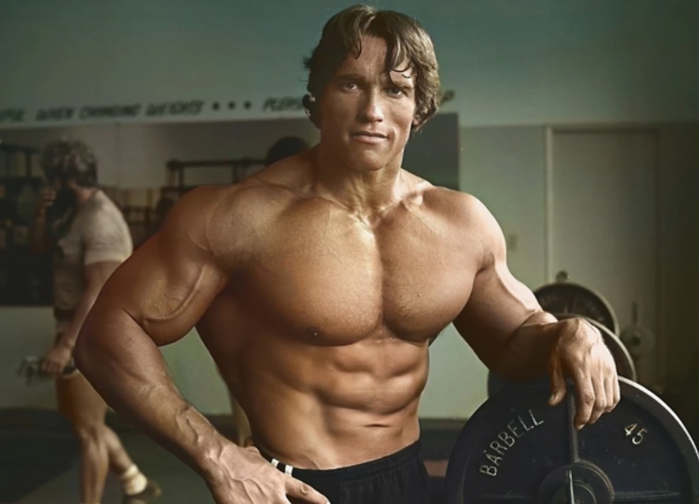 Create meme: Arnold Schwarzenegger , young Arnold Schwarzenegger, Arnold Schwarzenegger bodybuilding