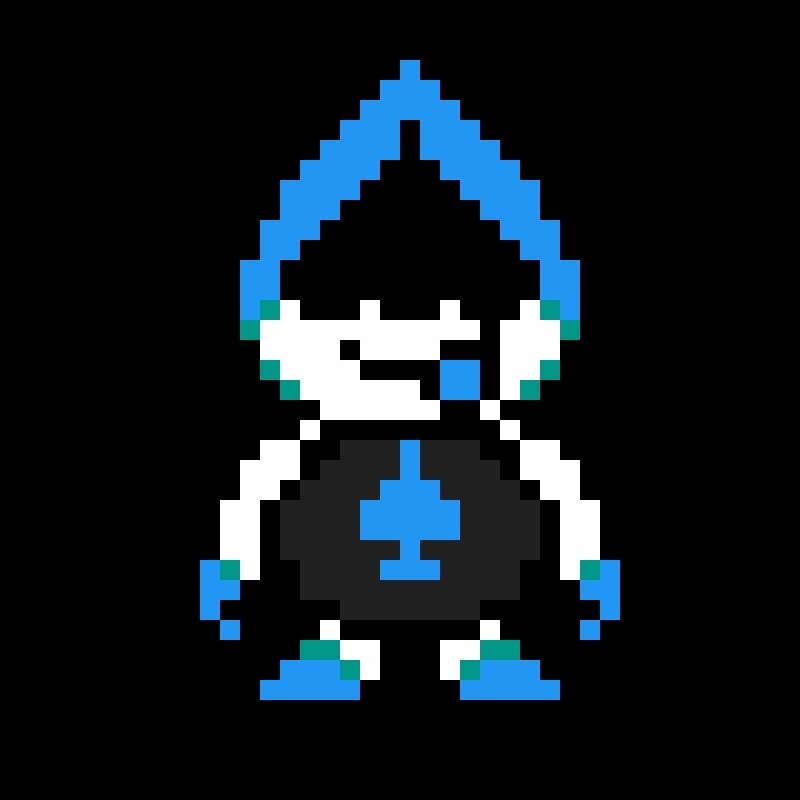 Создать мем: лансер дельтарун, лансер дельтарун пиксель, lancer deltarune pixel