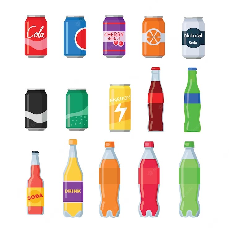 Create meme: cola vector drinks, soda bottle vector, soft drink vector