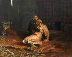 Create meme: the picture Ivan the terrible and his son Ivan on 16 November 1581